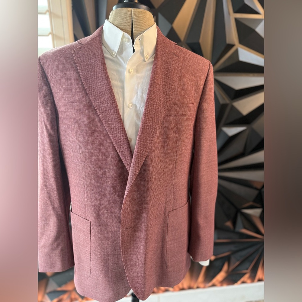Brooks Brother Classic Fit Blazer in Rose Pink - Picture 2 of 6